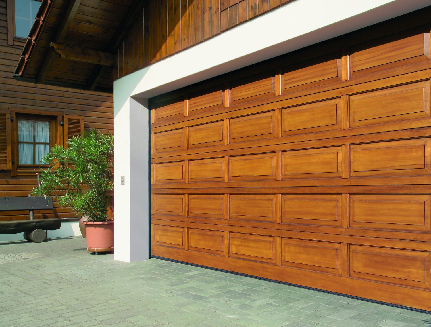 V panel Hemlock Allendor Garage Doors Durham